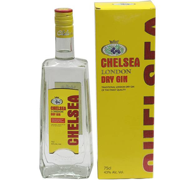 CHELSEA LONDON DRY GIN 12 x 75cl