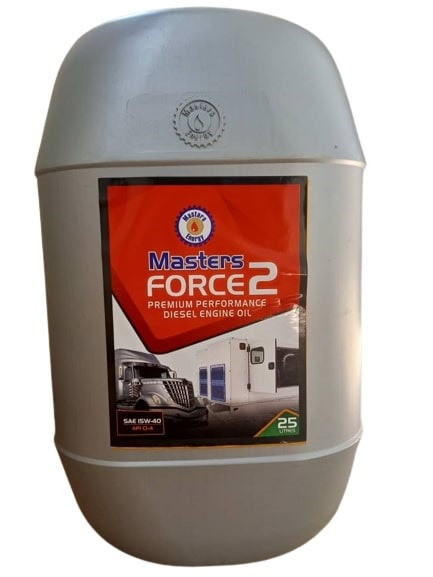 Masters Force 2 SAE15w-40, API CI4 25 Liters