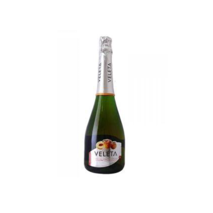 VELETA Sparkling Fruit Drink Peach 6 x 75cl